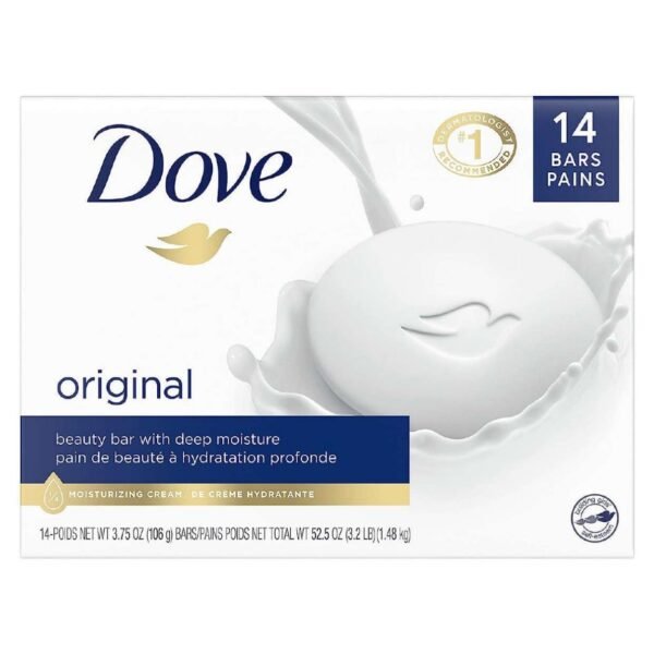 Dove Beauty Bar Gentle Skin 3.75 Ounce (Pack of 14)