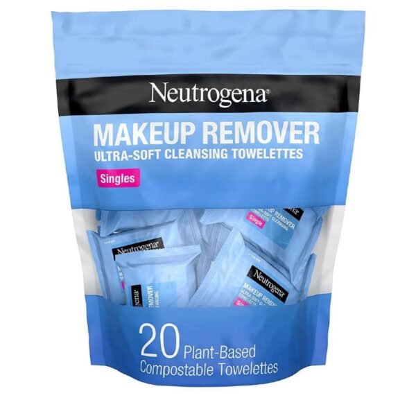Neutrogena Makeup Remover Ultra-Soft Cleansing Towelettes Singles 20 ct