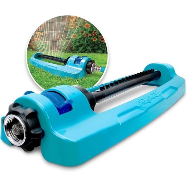 Aqua Joe SJI-OMS16 Indestructible Metal Base Oscillating Sprinkler