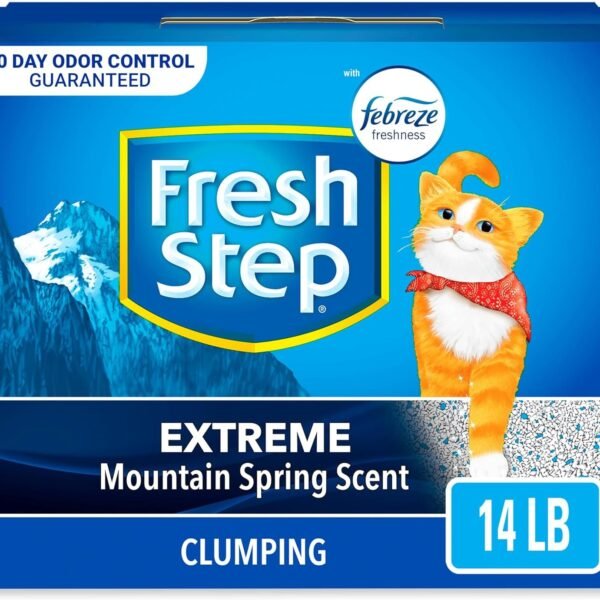 Fresh Step Clumping Cat Litter, Extreme, Long Lasting Odor Control Kitty Litter